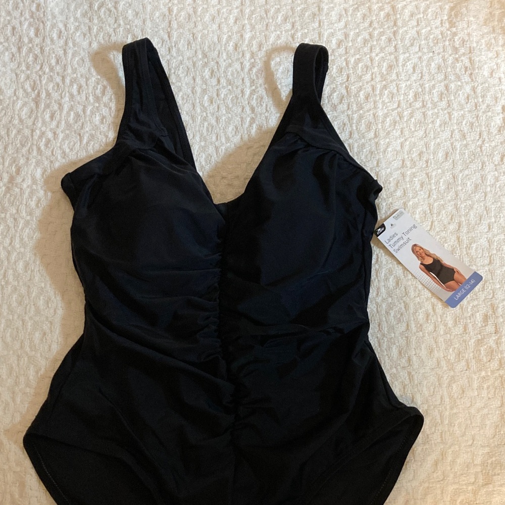 Black Women's One Piece Swimsuit